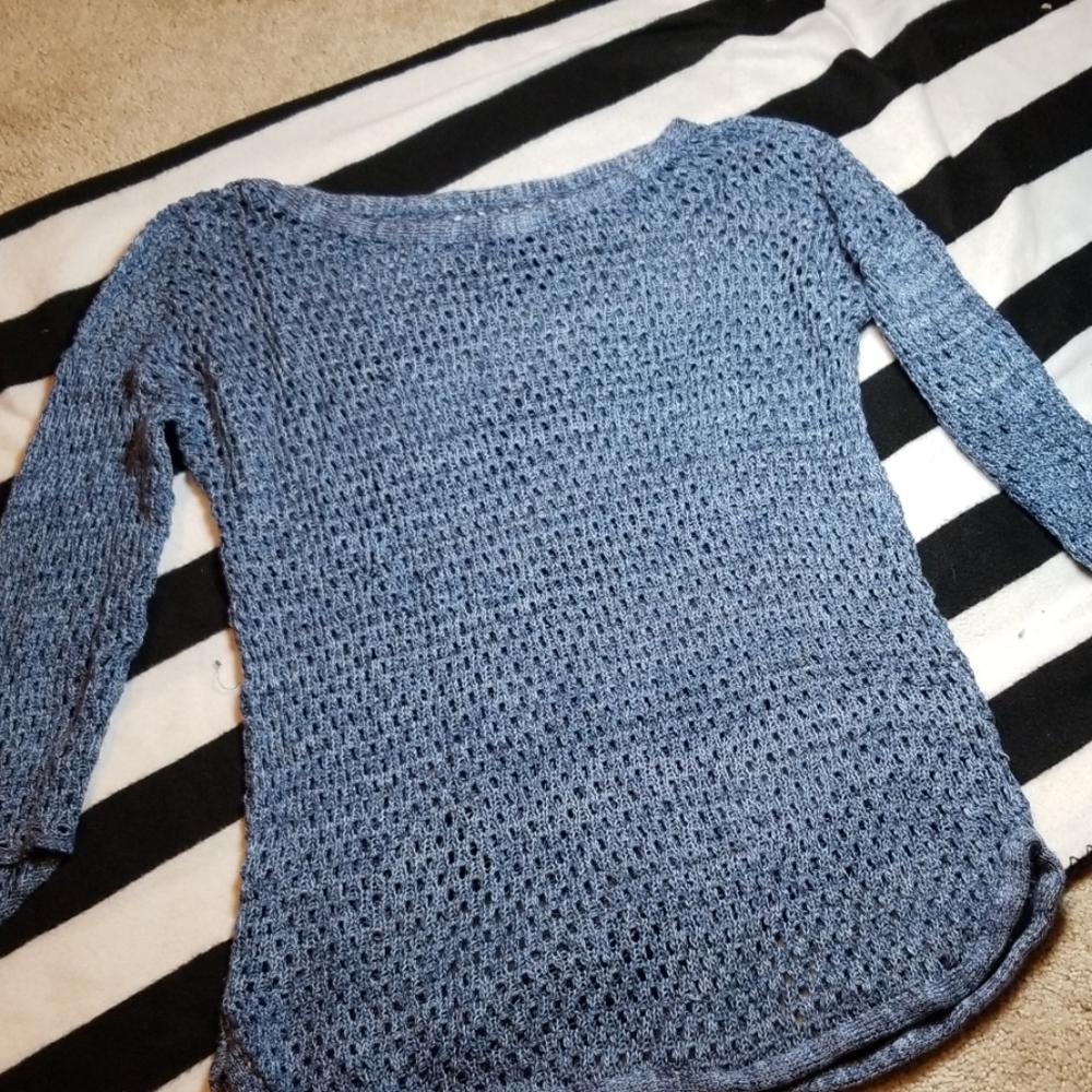 Knitted  ¾ sleeve sweater